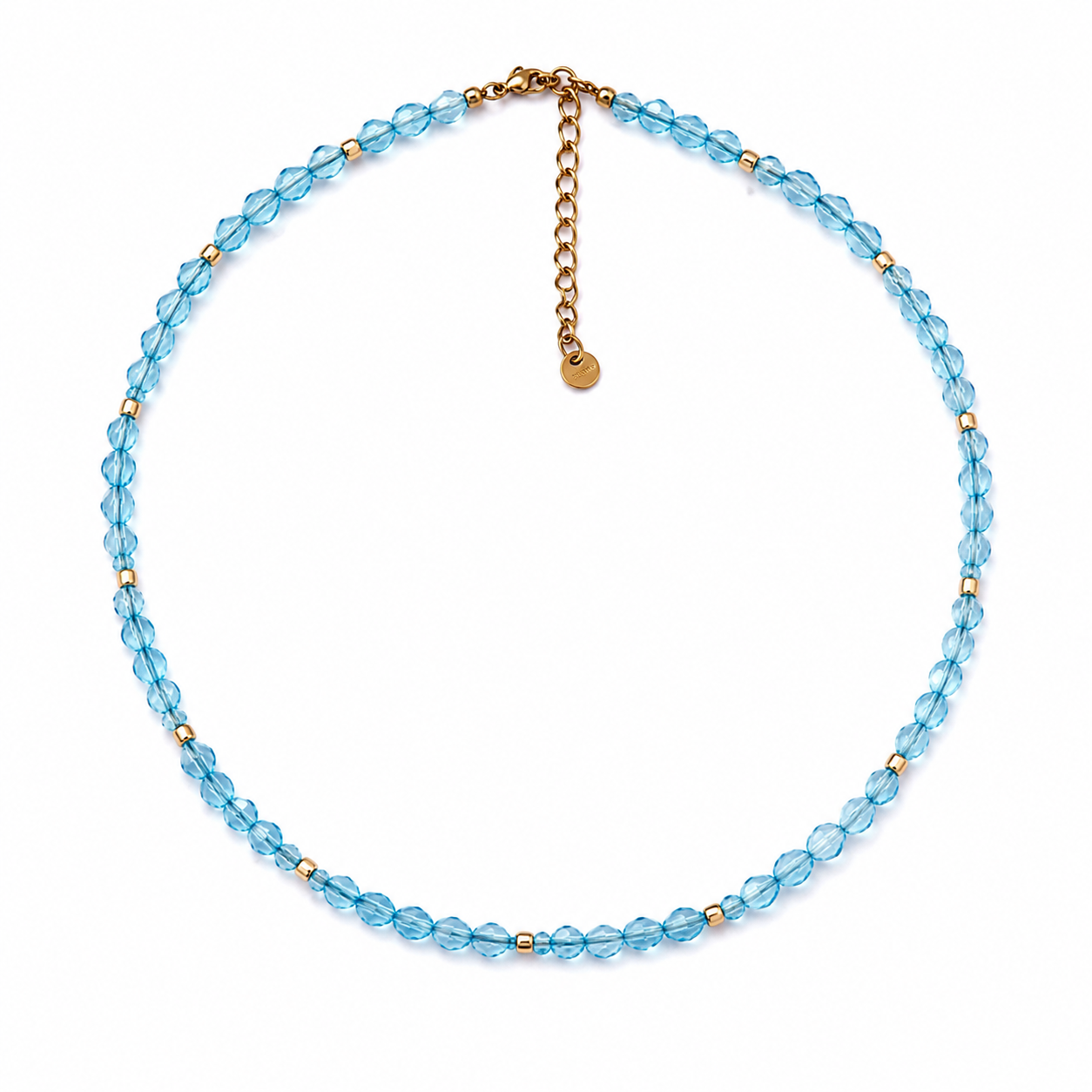 Crystal blu Necklace