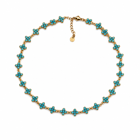 Blue Blossom Choker