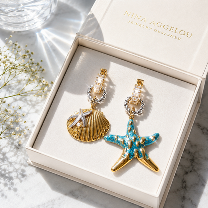 Ocean Treasures Mismatched Earrings