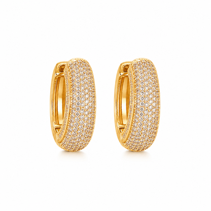 Luxe Pavé Hoops
