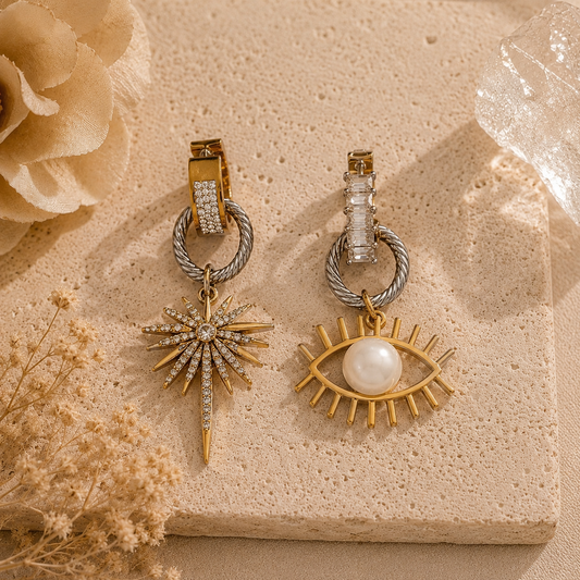 Solar Eye Mismatch Earrings