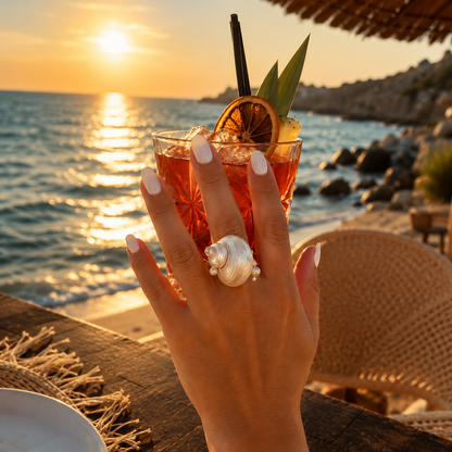 Pearl Shell Ring