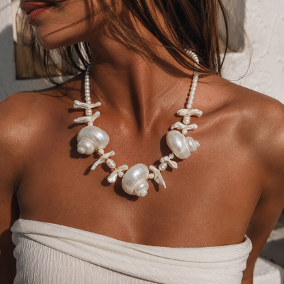 Ocean Pearl Treasure Necklace