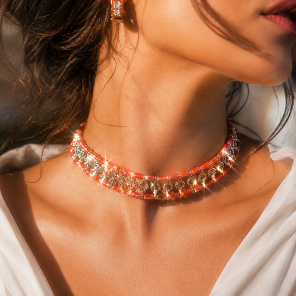 Coral Lumière Choker
