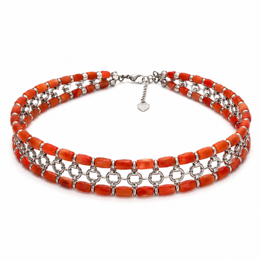 Coral Lumière Choker