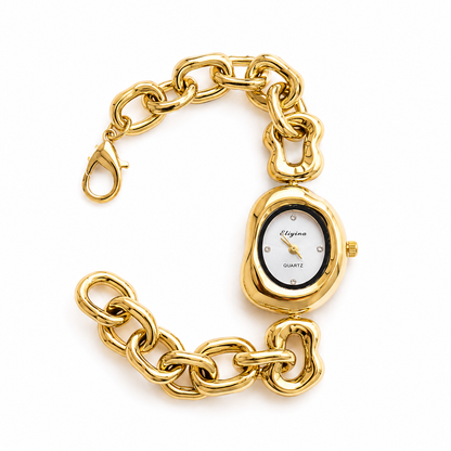 Golden Sculpt Watch