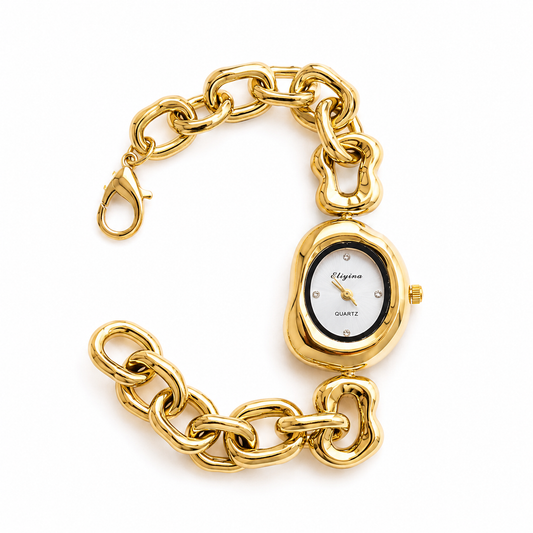 Golden Sculpt Watch
