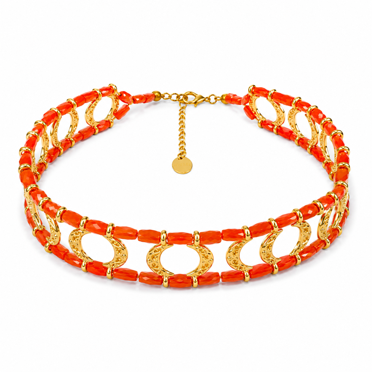 Sunset Glow Crystal Choker