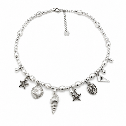 Charms silver Necklace