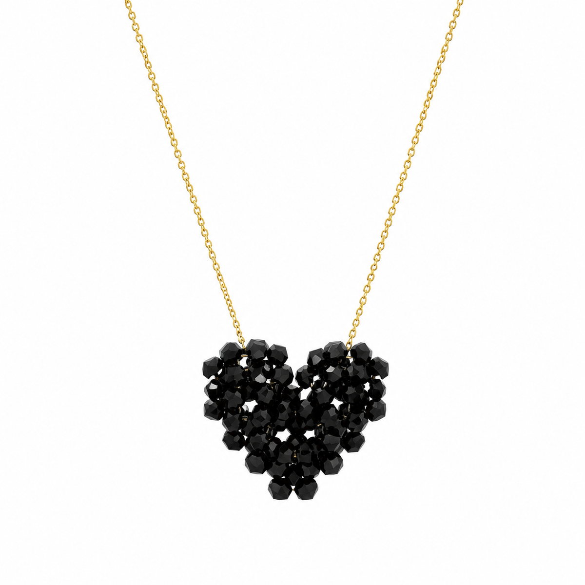 Black Heart Necklace