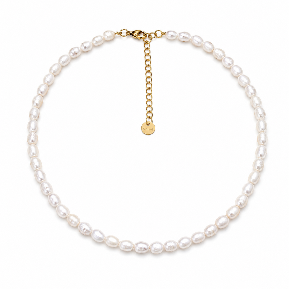 Pearl Oval Necklace