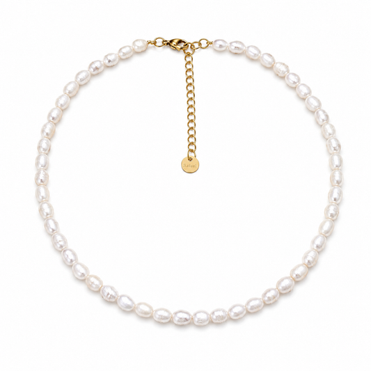 Pearl Oval Necklace
