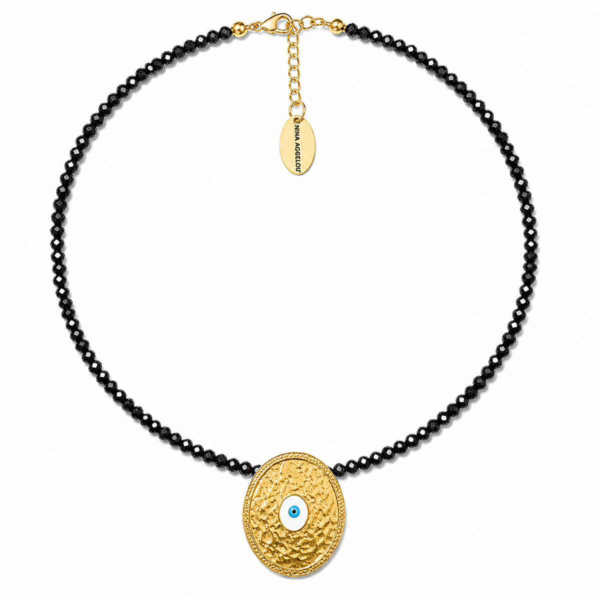 Black Evil Eye Necklace
