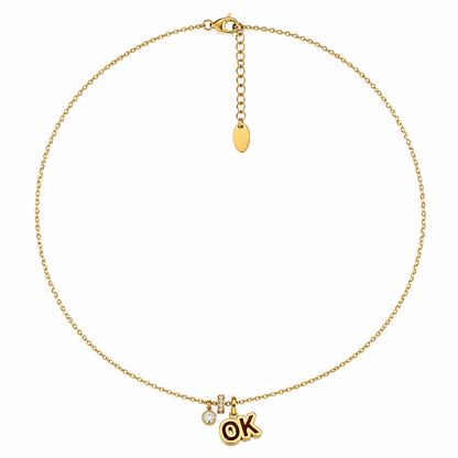 OK Triangle Necklace