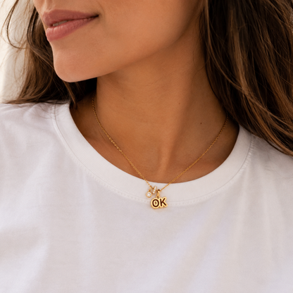 OK Triangle Necklace