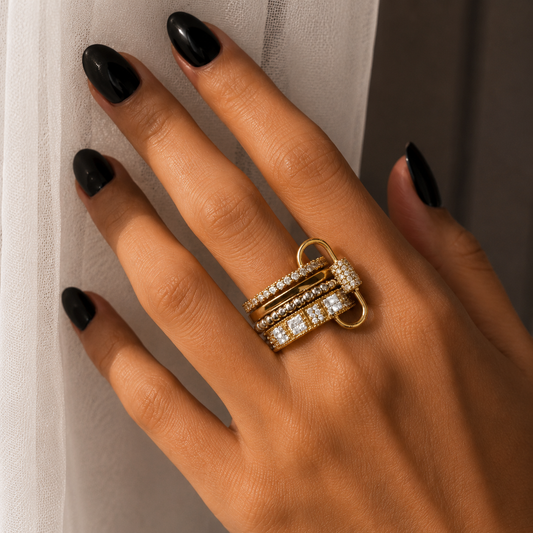 Four Layers Signature Ring