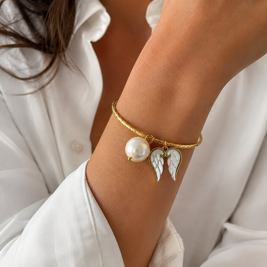 Angel Pearl Bangle