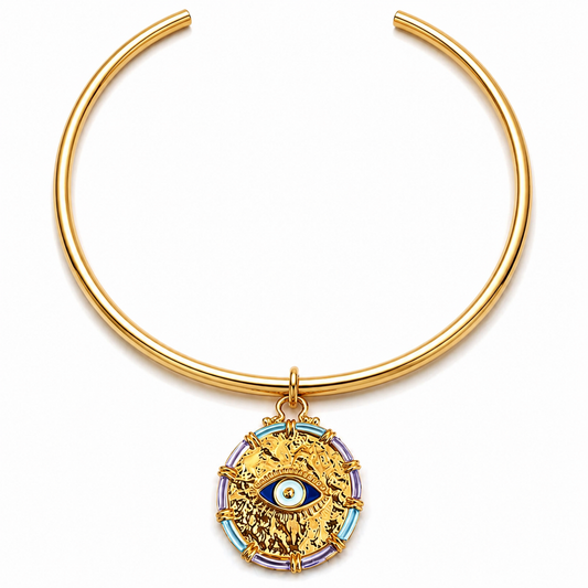 Eterna Eye Torque Necklace