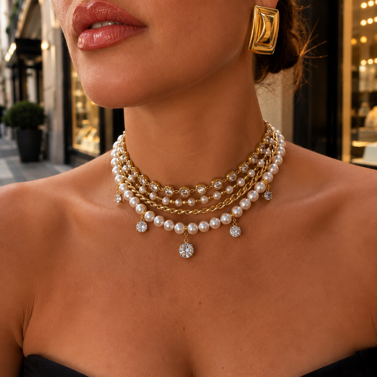Imperial Pearl Choker