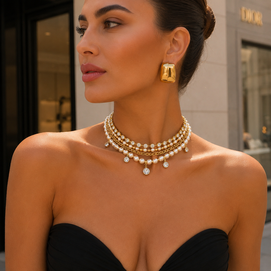 Imperial Pearl Choker