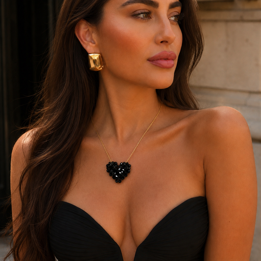 Black Heart Necklace
