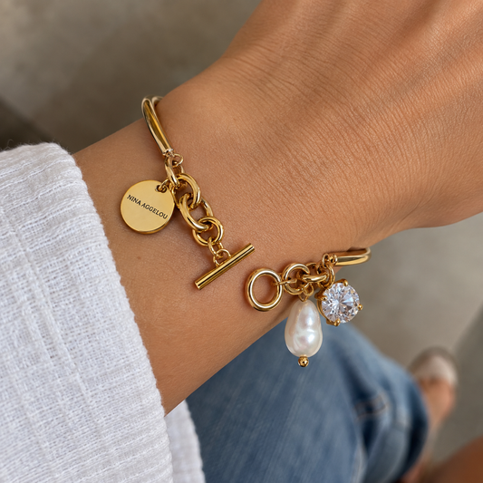 Ariana gold bracelet