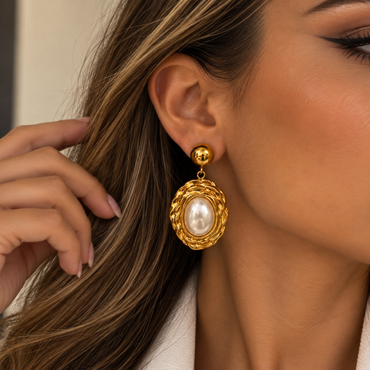 Pearl Embrace Earrings
